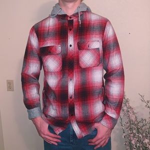 Flannel sweatshirt